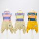 Pet Dog Clothes Spring Cat Teddy Jumpsuit Striped Overalls Small Medium Dog Coat Pet Dog Clothes Spring Cat Teddy Jumpsuit Striped Overalls Small Medium Dog Coat