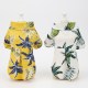 Pet Dog Cat Shirt Clothes Summer Coconut Tree Shirt Handsome Holiday Dog Shirt Pet Dog Cat Shirt Clothes Summer Coconut Tree Shirt Handsome Holiday Dog Shirt