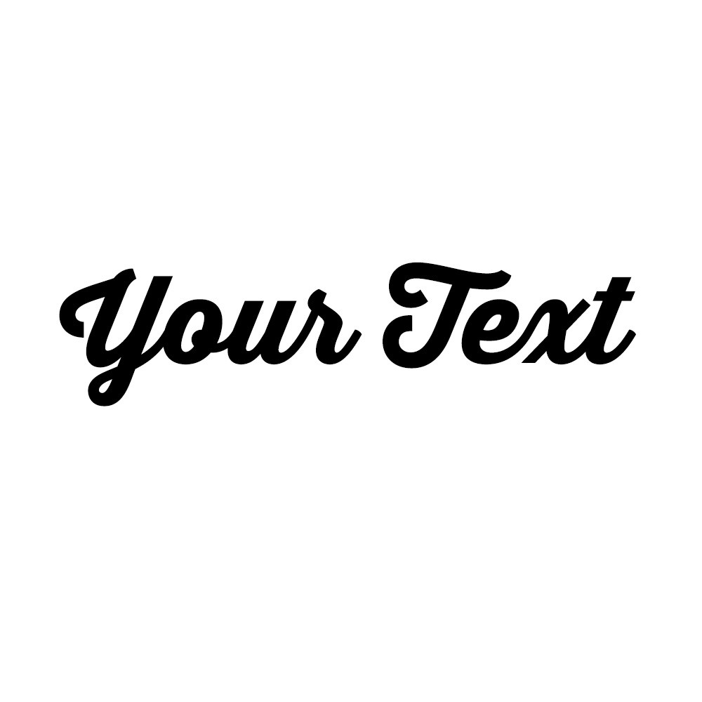 YOUR TEXT Vinyl Decal Sticker Car Window CUSTOM NAME Personalized Lettering YOUR TEXT Vinyl Decal Sticker Car Window CUSTOM NAME Personalized Lettering