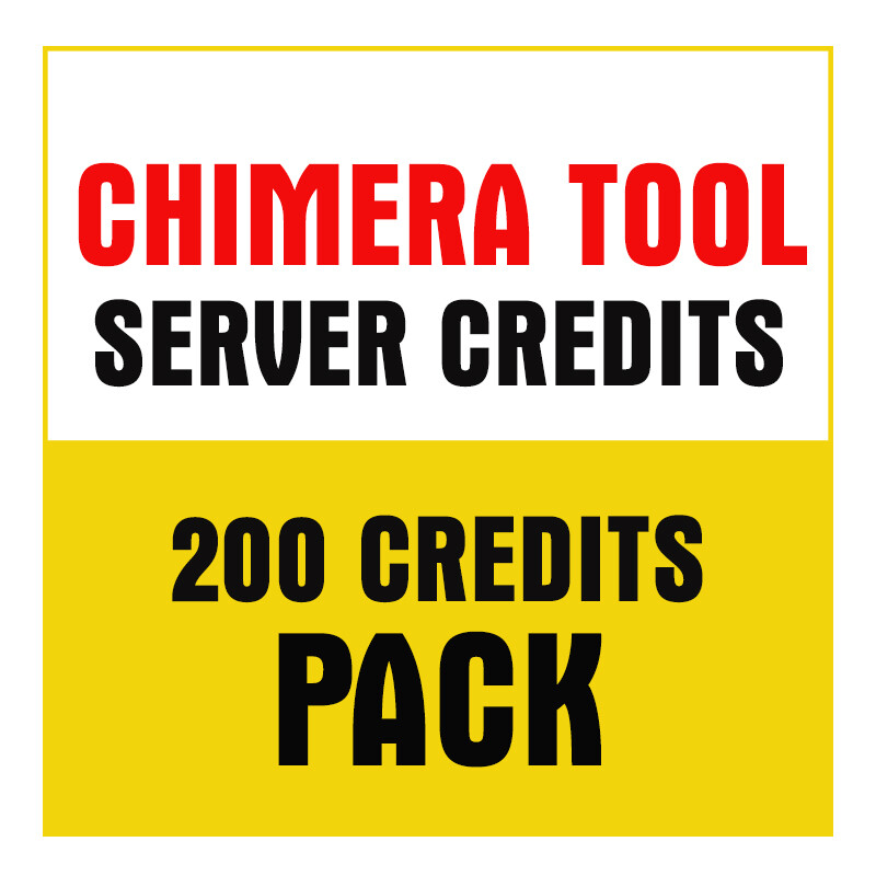 Chimera tool 200 server credits -Fast Service- Chimera tool 200 server credits -Fast Service-
