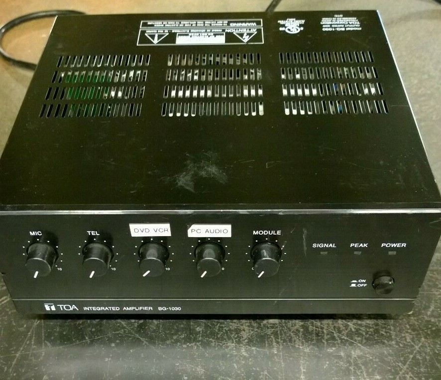 TOA Electronics Integrated Amplifier BG-1030