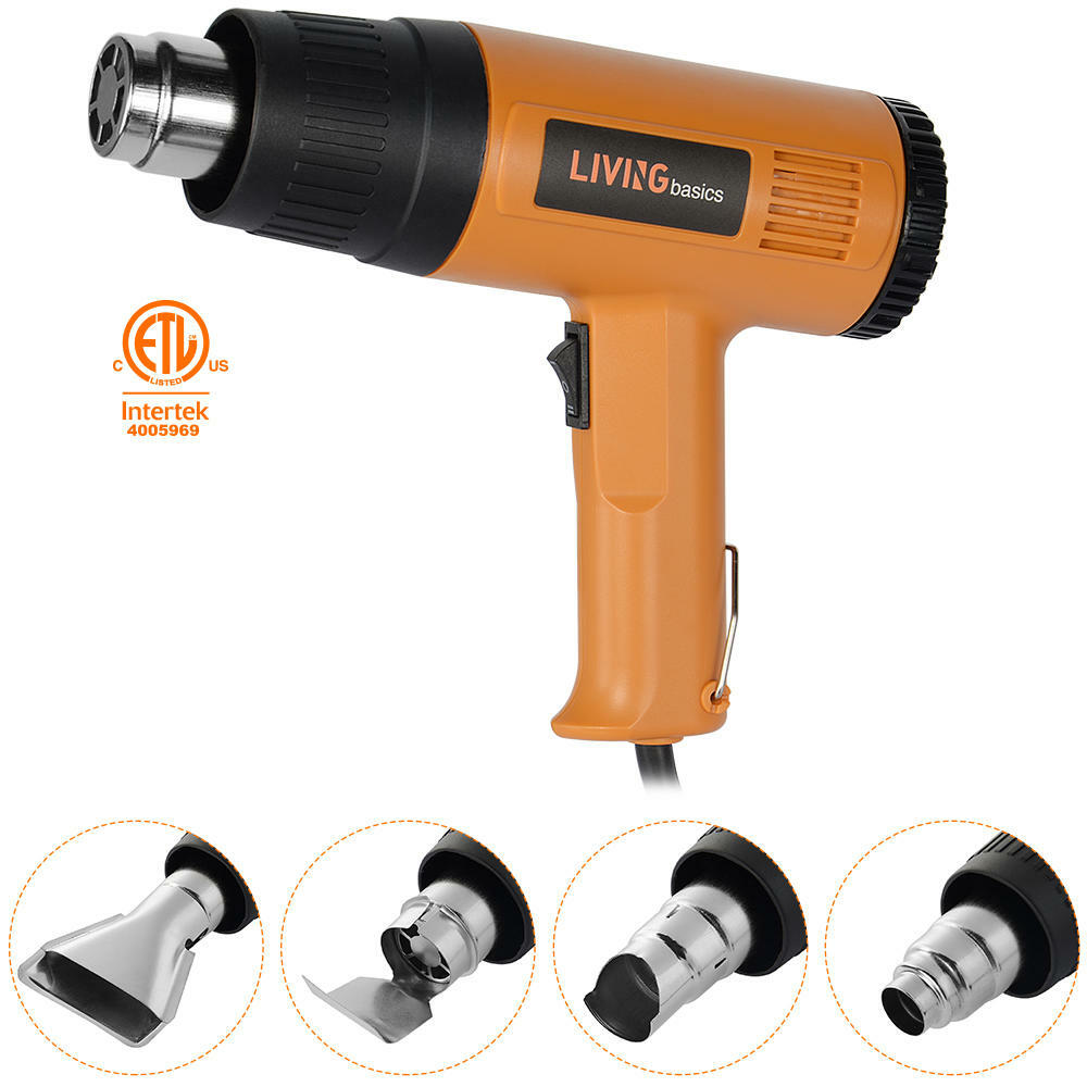 Home Air Heat Gun Dual Temperature Paint Stripper DIY Tool + 4 Nozzle Home Air Heat Gun Dual Temperature Paint Stripper DIY Tool + 4 Nozzle