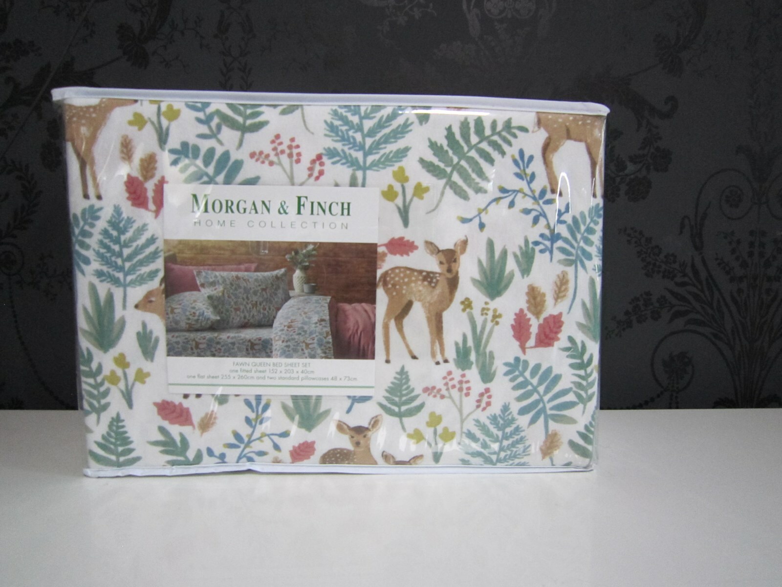 Morgan & Finch FAWN Flannelette Queen Bed Sheet Set – from Bed n Bath