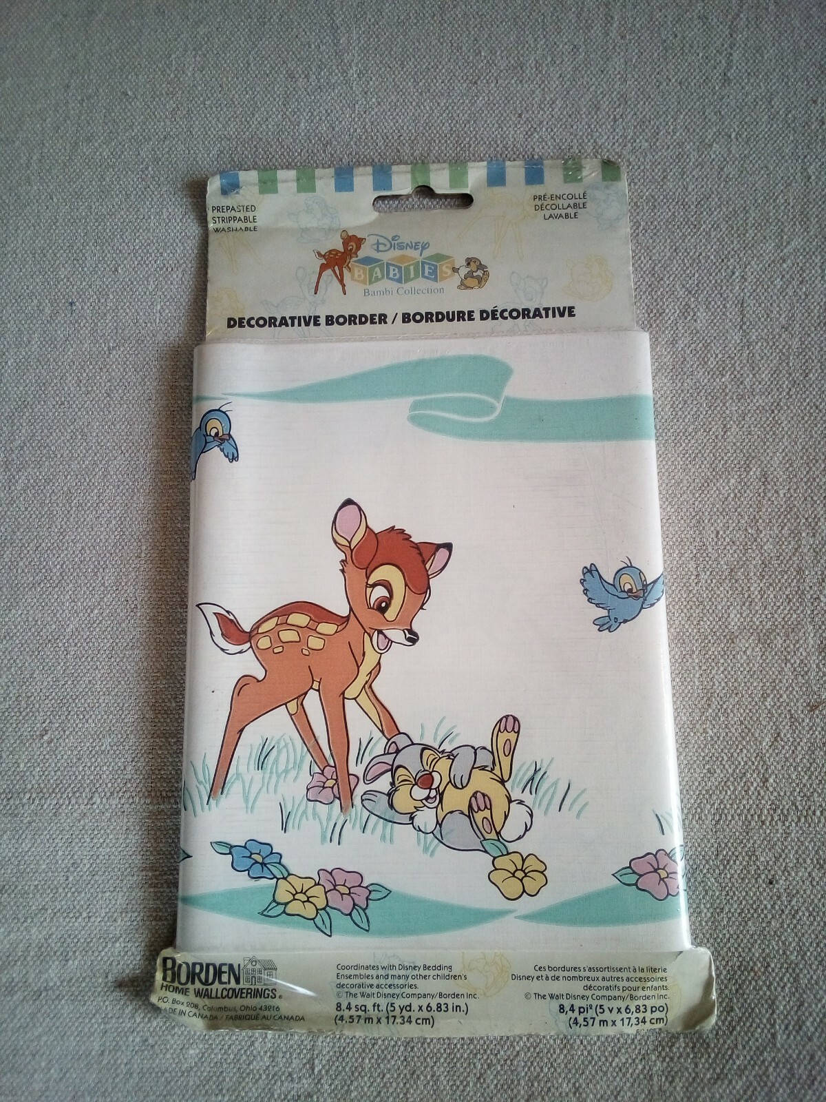 DUMBO CIRCUS Disney WALLPAPER BORDER Baby Room NURSERY DECORATION Please read