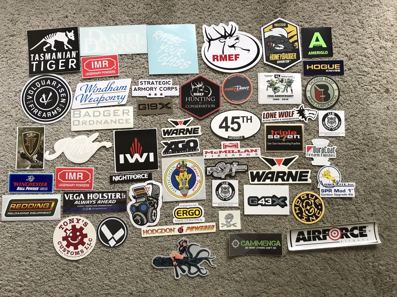 50 Hunting Ammo Gun Stickers #50C Glock Windham Hogdon IWI Winchester Keltec 50 Hunting Ammo Gun Stickers #50C Glock Windham Hogdon IWI Winchester Keltec