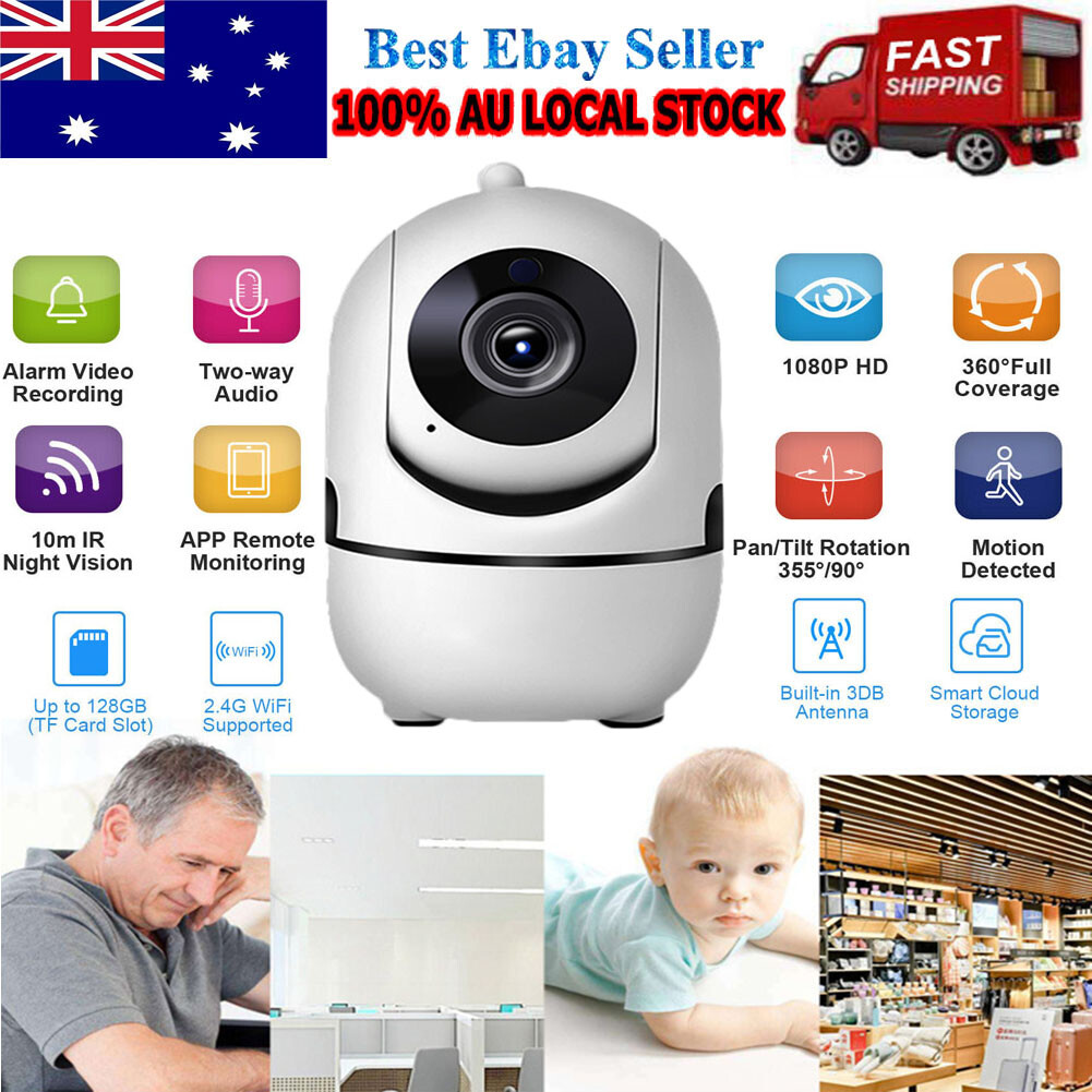 Wireless WiFi IP Security Camera 1080P Indoor Home CCTV System Baby/Pet Monitor