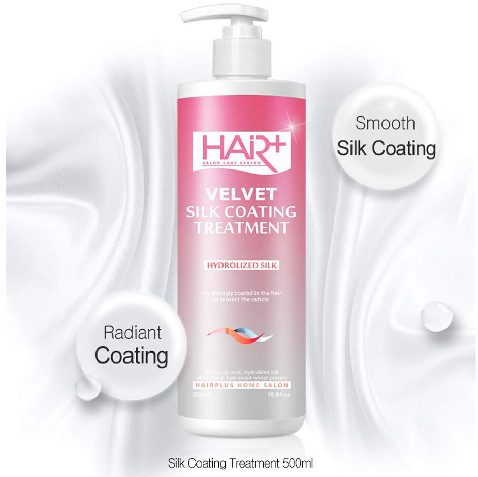 Hair Plus Silk Coating Treatment Conditioner 16.90oz Silk Protein Damage Care Hair Plus Silk Coating Treatment Conditioner 16.90oz Silk Protein Damage Care
