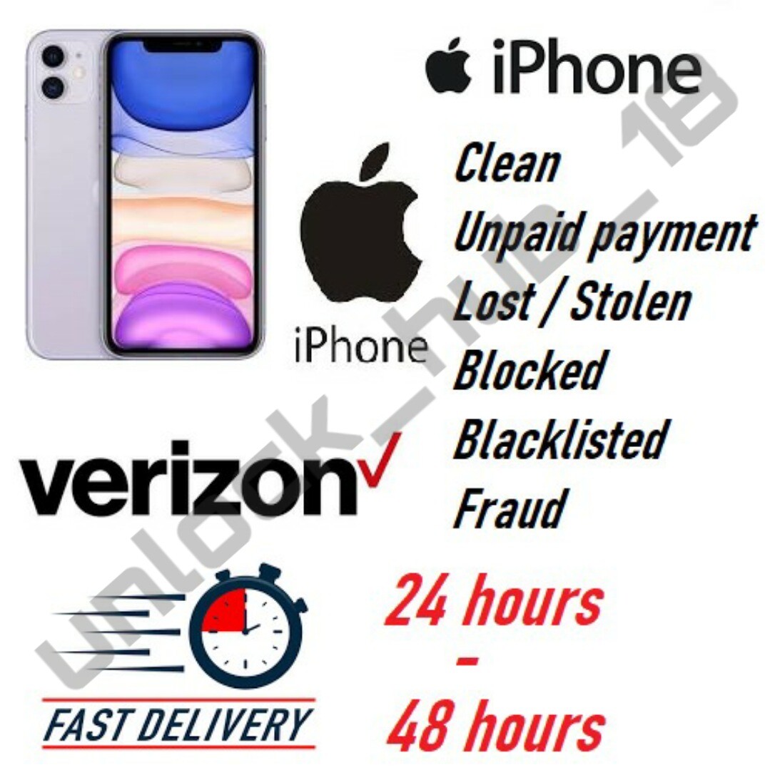 PREMIUM VERIZON UNLOCK SERVICE for IPHONE 11 11 PRO MAX SE 2020 100% success PREMIUM VERIZON UNLOCK SERVICE for IPHONE 11 11 PRO MAX SE 2020 100% success