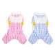 Pet Dog Cat Puppy Summer Jumpsuit Clothes Classic Plaid Chick Bodysuit Dog Shirt Pet Dog Cat Puppy Summer Jumpsuit Clothes Classic Plaid Chick Bodysuit Dog Shirt