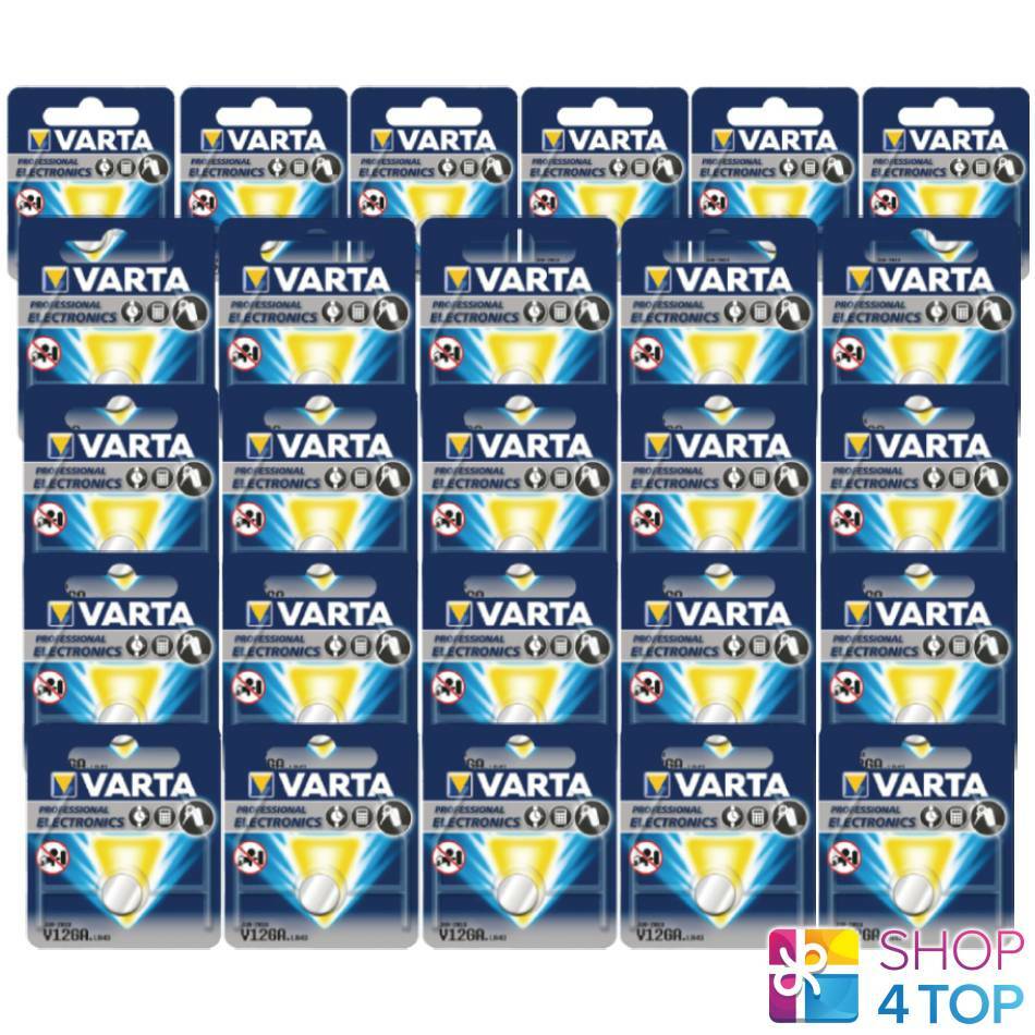 26 VARTA Alcaline Professionnel Electronics Batterie V12GA LR43 1.5V Exp 2020 26 VARTA Alcaline Professionnel Electronics Batterie V12GA LR43 1.5V Exp 2020