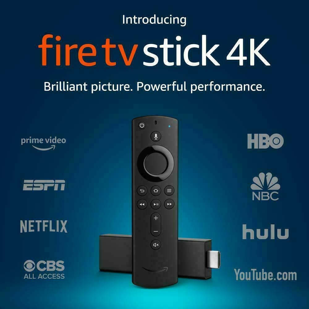 Amazon Fire TV Stick 4K Ultra HD 3rd Gen Alexa Voice Remote Media Streamer New