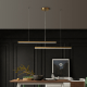 Brass Modern Liner Chandelier Ceiling Dining Room Office Light Pendant Fixture Brass Modern Liner Chandelier Ceiling Dining Room Office Light Pendant Fixture
