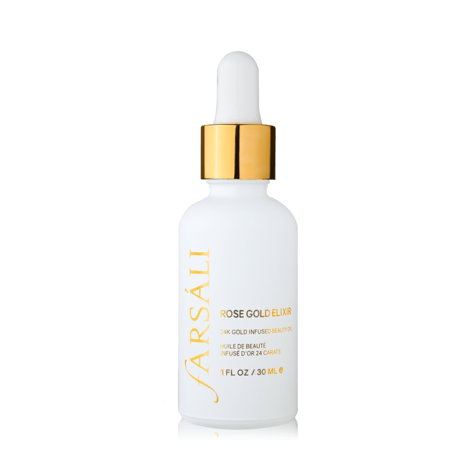 FARSALI ROSE GOLD ELIXIR 24K GOLD BEAUTY OIL  (NIB/Full Size/1oz) AUTHENTIC!!!