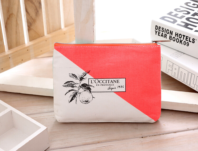 L’Occitane En Provence Multi-Coloured Makeup Cosmetics Bag, Brand NEW!!