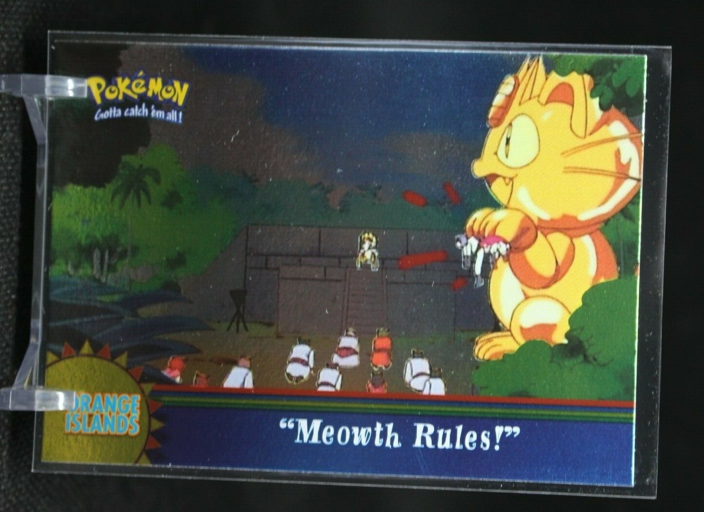 OR13 Meowth Rules! Pokemon Topps TV Animation Series 3 Silver Foil NM OR13 Meowth Rules! Pokemon Topps TV Animation Series 3 Silver Foil NM