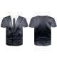 Men T-Shirts Tops Round Neck Short Sleeve 3D Colorful Print Striped Fashion Men T-Shirts Tops Round Neck Short Sleeve 3D Colorful Print Striped Fashion