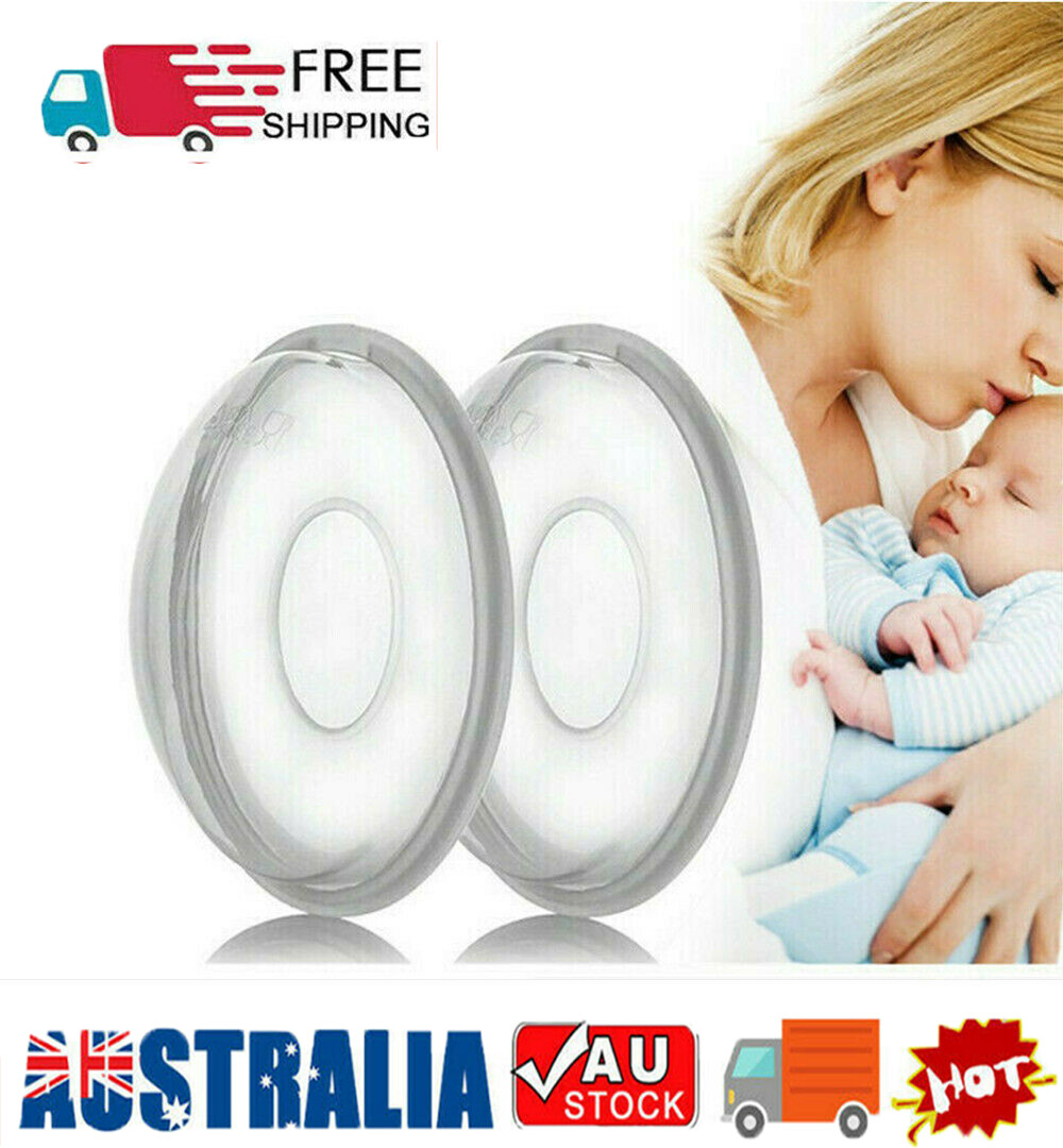 2Pcs Breast Milk Collection Shell Nursing Cups Breastfeeding Milk Saver Moms AK 2Pcs Breast Milk Collection Shell Nursing Cups Breastfeeding Milk Saver Moms AK