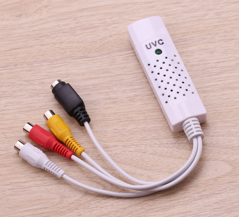USB 2.0 Video Audio Capture Card Adapter VHS DVR DVD Converter to Windows PC USB 2.0 Video Audio Capture Card Adapter VHS DVR DVD Converter to Windows PC