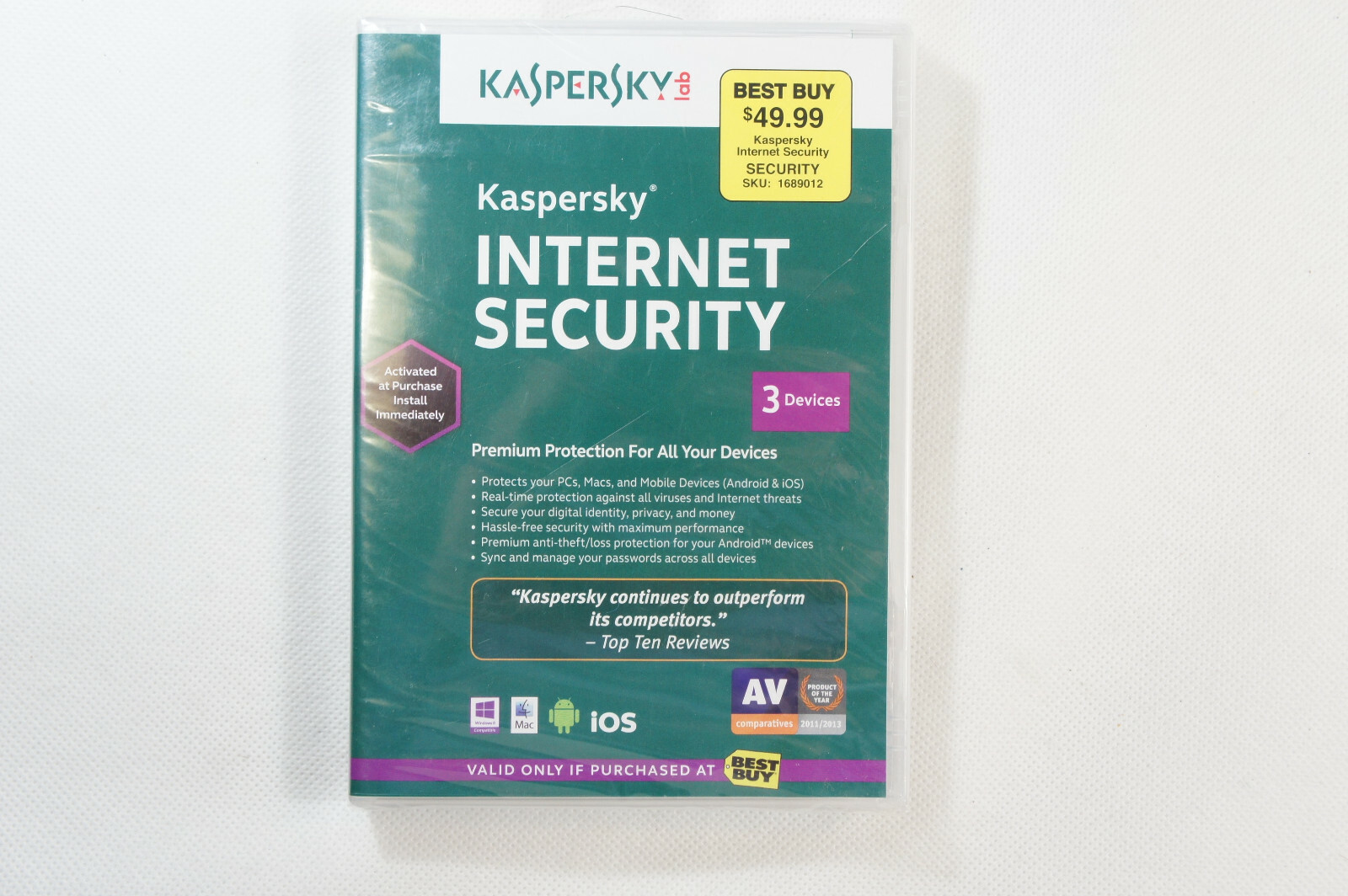 Kaspersky Internet Security Premium Protection 3 Devices Best Buy 2014 Kaspersky Internet Security Premium Protection 3 Devices Best Buy 2014