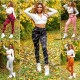 Pants Ladies Sports Pants High Waist Fitness With Drawstring Pants Ladies Sports Pants High Waist Fitness With Drawstring