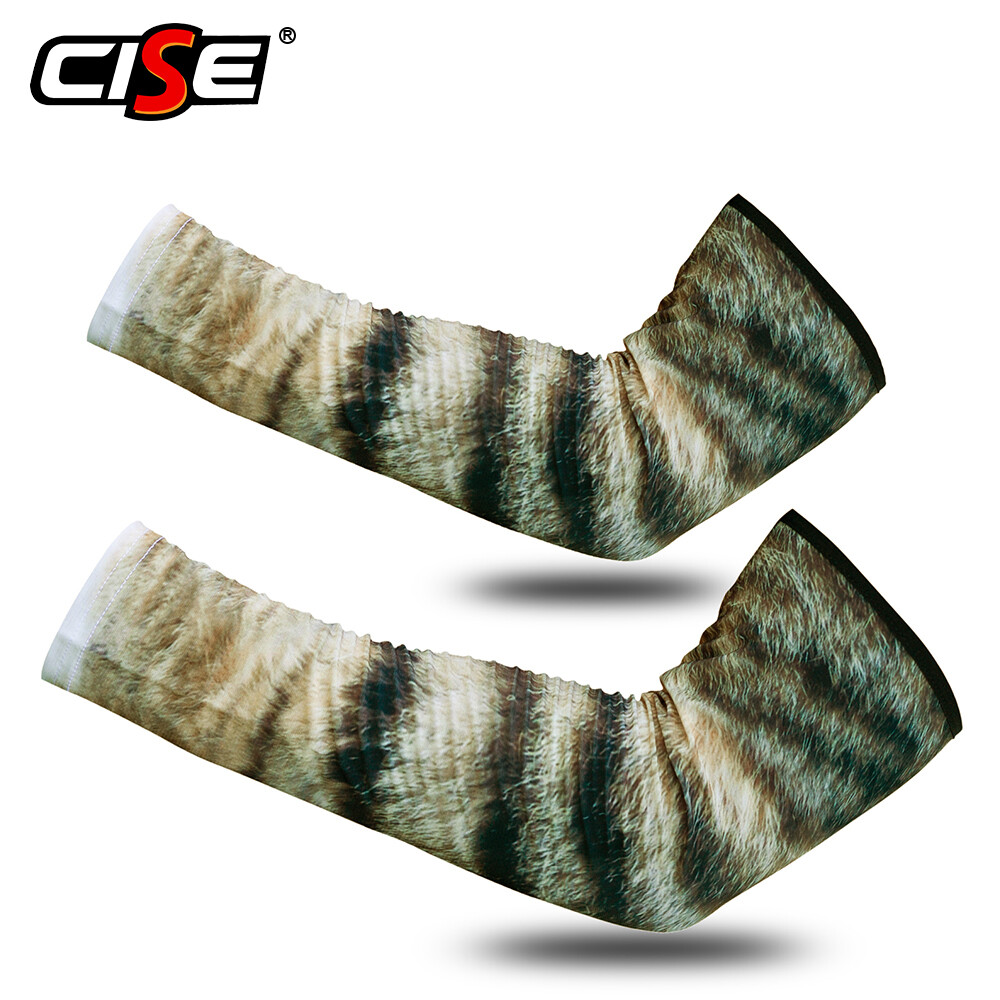 Animal Arm Sleeves UV Protection Elastic Sports Gym Compression Arm Warmer Cover Animal Arm Sleeves UV Protection Elastic Sports Gym Compression Arm Warmer Cover