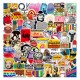 100PCS Graffiti Vinyl Stickers Bomb Decals Luggage Skateboard Laptop Phone Wall 100PCS Graffiti Vinyl Stickers Bomb Decals Luggage Skateboard Laptop Phone Wall