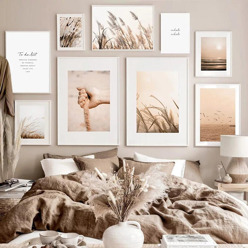 Nature Sunrise Landscape Canvas Print Nordic Abstract Poster Modern Home Decor Nature Sunrise Landscape Canvas Print Nordic Abstract Poster Modern Home Decor