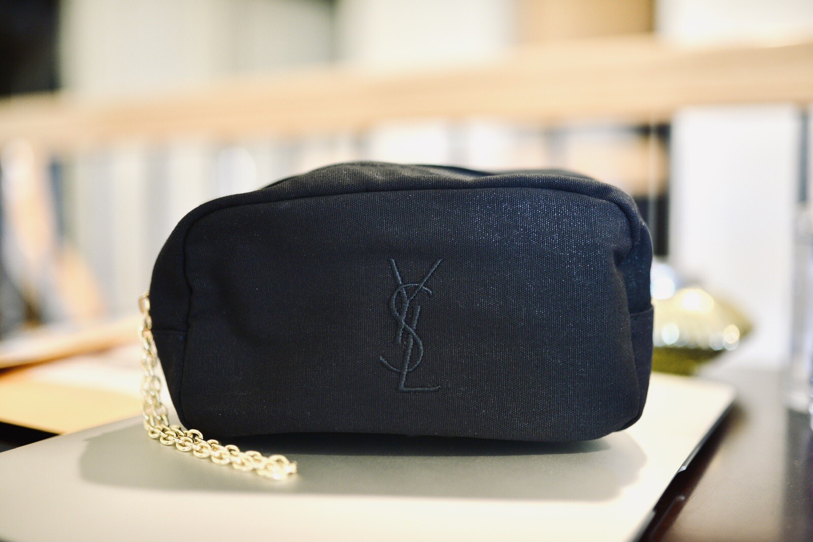 YSL Beauty Black Faux Patent Leather Makeup Cosmetics Bag, Brand NEW! YSL Beauty Black Faux Patent Leather Makeup Cosmetics Bag, Brand NEW!