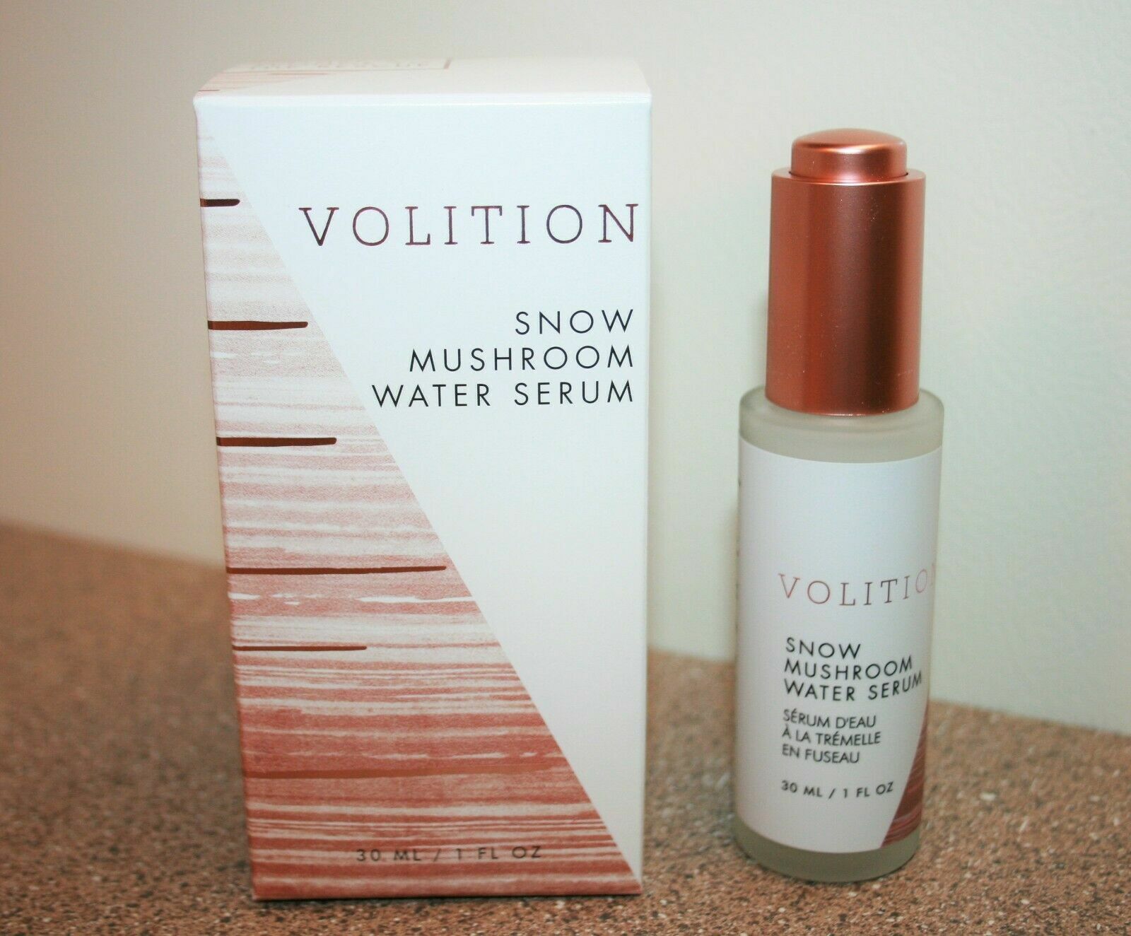 VOLITION Beauty Snow Mushroom Water Face Serum 1oz / 30mL Full Size NIB VOLITION Beauty Snow Mushroom Water Face Serum 1oz / 30mL Full Size NIB