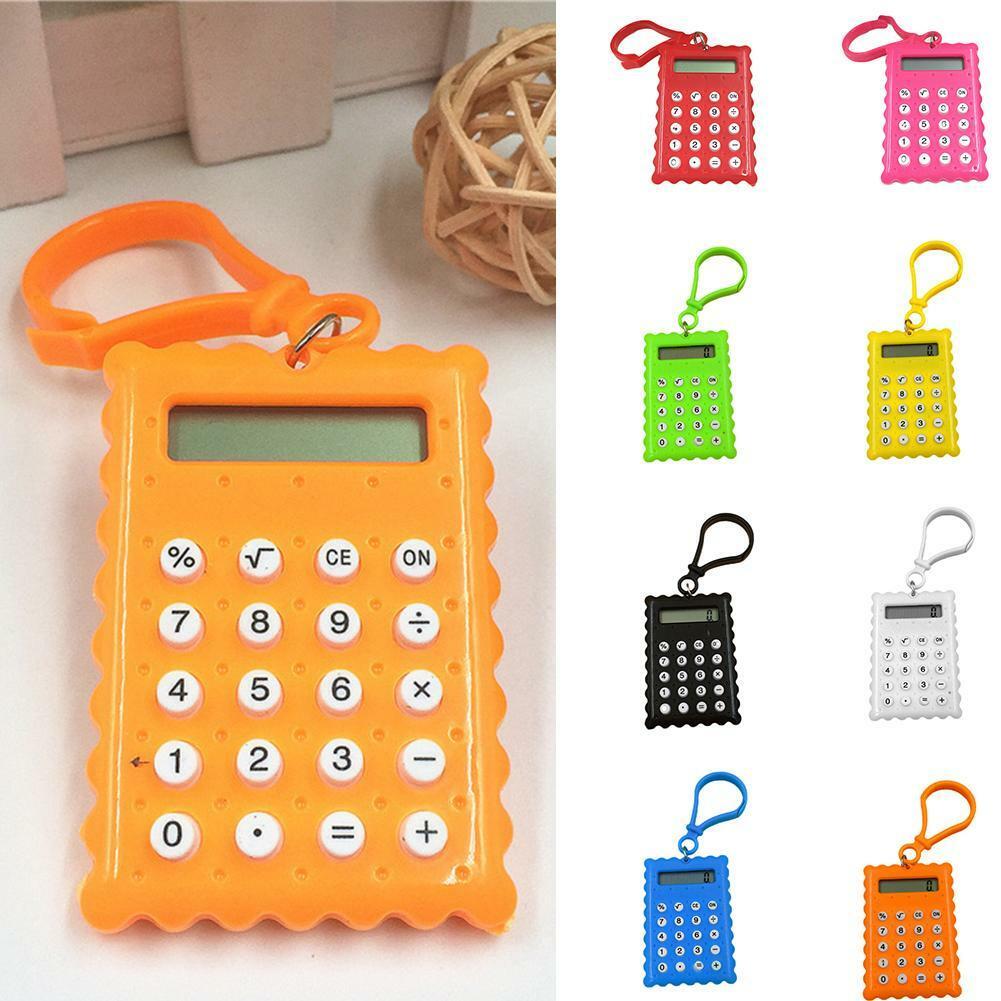Plastic 8 Digits Electronic Mini Calculator Keychain School Office Supplies Plastic 8 Digits Electronic Mini Calculator Keychain School Office Supplies