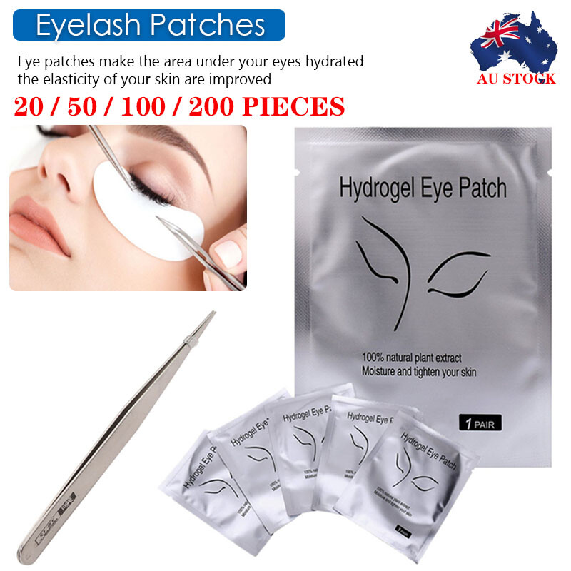 2000 x Under Eye Curve Eyelash Pads Gel Patch Lint Free Lash Extension Beauty AU