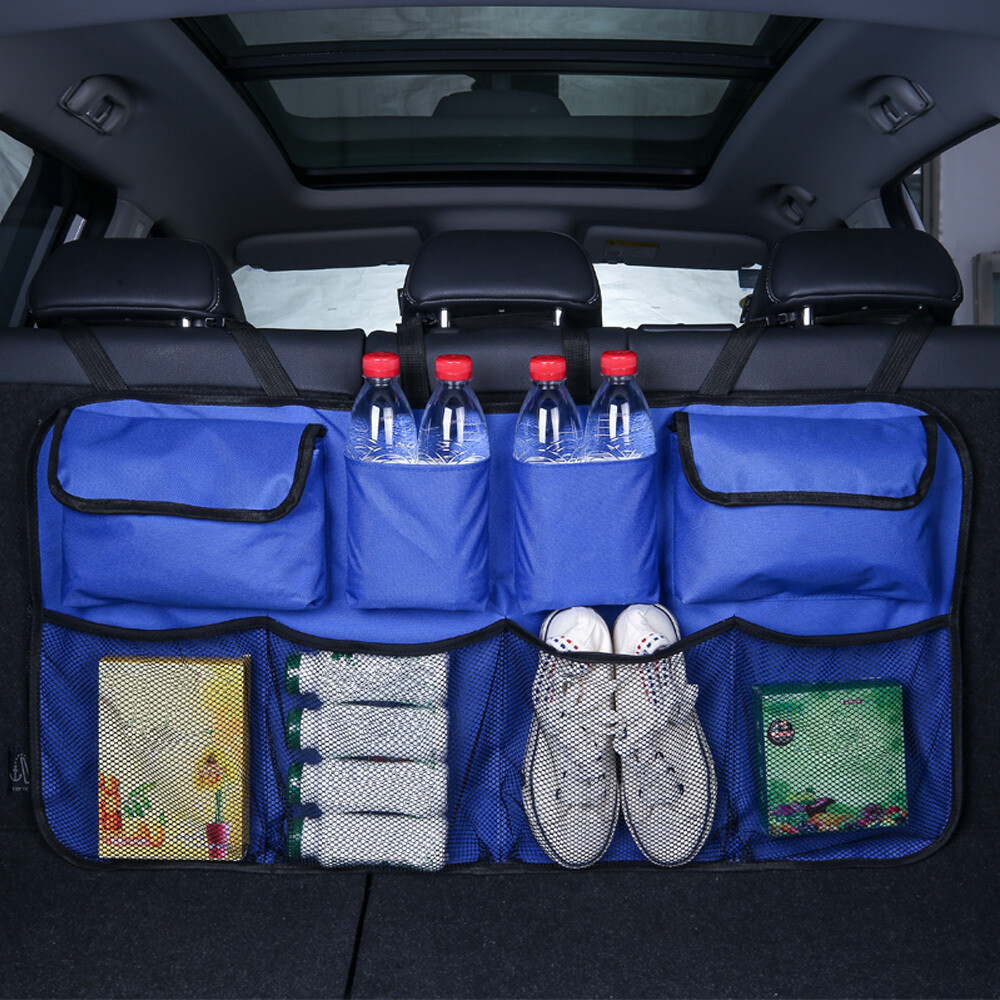 Cars Boot Organiser Tidy Back Seat Storage Bag Hanging Pocket Large Accessories Cars Boot Organiser Tidy Back Seat Storage Bag Hanging Pocket Large Accessories
