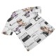 Men Print Shirt Short Sleeve Collar Fashion Casual Summer Shirt M-XXL Size Men Print Shirt Short Sleeve Collar Fashion Casual Summer Shirt M-XXL Size