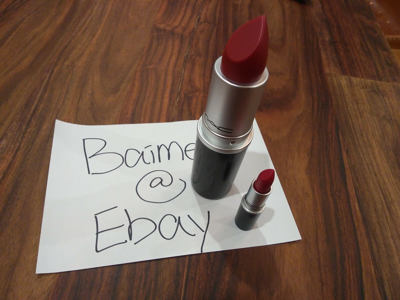 MAC LIPSTICK MAKEUP BRUSH CANISTER CONTAINER *real lipstick not include MAC LIPSTICK MAKEUP BRUSH CANISTER CONTAINER *real lipstick not include