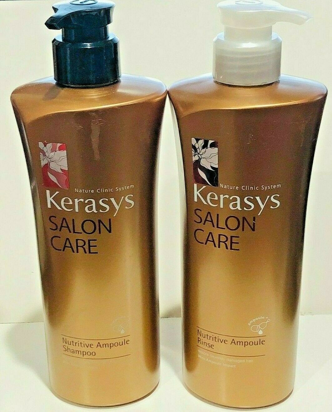 KERASYS Salon Care Nutritive Ampoule Shampoo +Rinse DISCONTINUED DAMAGE HAIR KERASYS Salon Care Nutritive Ampoule Shampoo +Rinse DISCONTINUED DAMAGE HAIR