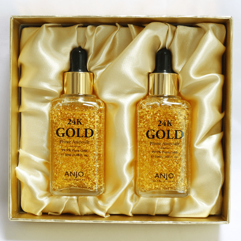 Anjo 24K Gold Prime Ampoule Special Set 50ml x 2ea 99.9% Pure Gold K-Beauty Anjo 24K Gold Prime Ampoule Special Set 50ml x 2ea 99.9% Pure Gold K-Beauty