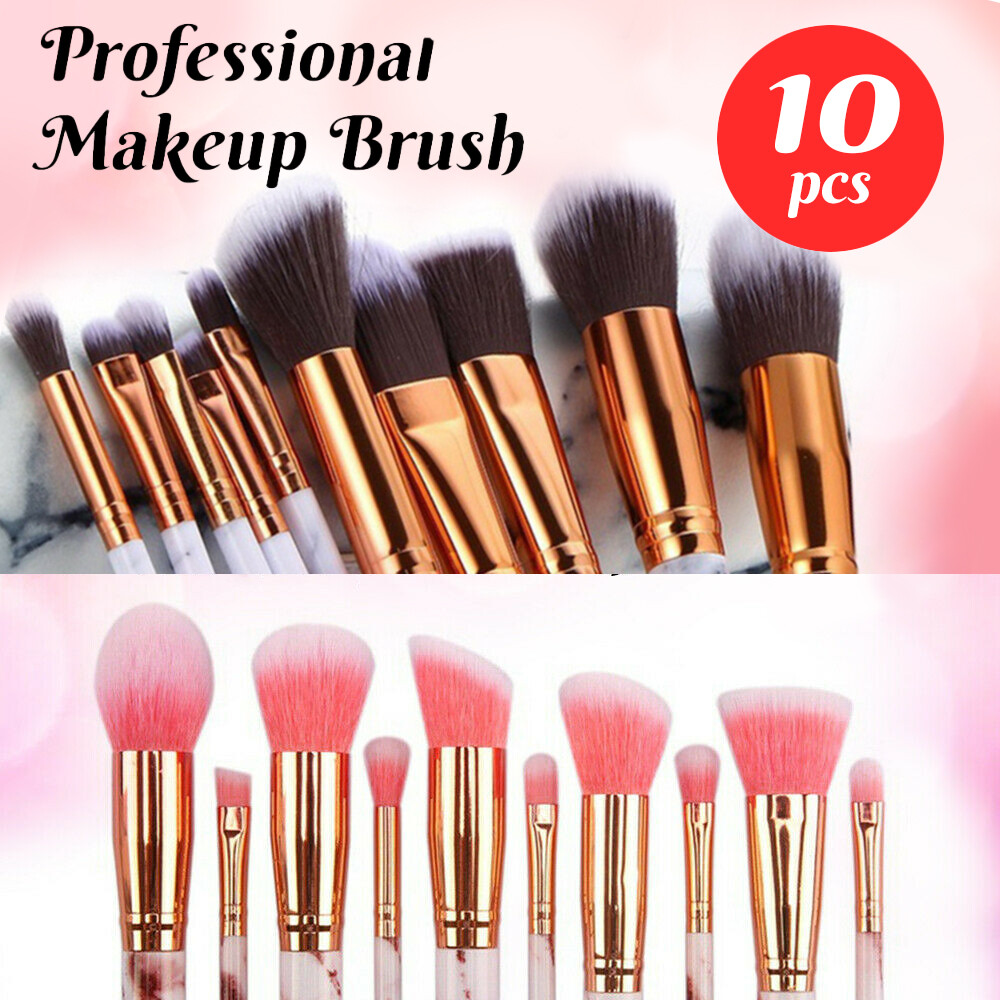 10pcs Professional Makeup Brush Set Foundation Blusher Cosmetic Make-up 10pcs Professional Makeup Brush Set Foundation Blusher Cosmetic Make-up
