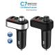 Car Bluetooth V5.0 FM Transmitter Wireless Handsfree Audios Receiver Auto MP3 Car Bluetooth V5.0 FM Transmitter Wireless Handsfree Audios Receiver Auto MP3