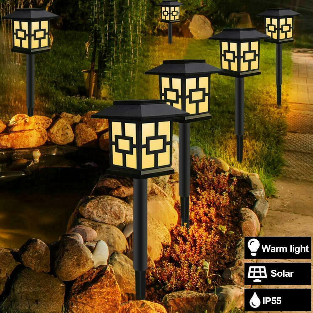 8Pcs Solar Garden Lawn Lamp Outdoor Yard Pathway Patio Fence LED Light Landscape 8Pcs Solar Garden Lawn Lamp Outdoor Yard Pathway Patio Fence LED Light Landscape