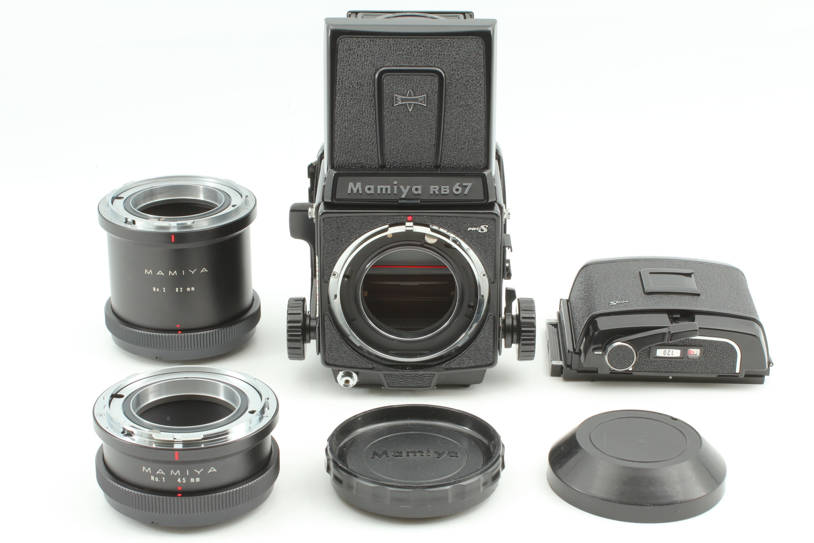 [Top MINT] Mamiya RB67 Pro S Medium Format Camera Extension Tube Ring sets JAPAN
