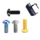 Outdoor Screws Parts Spare Sports Mountain Bike Titanium Alloy Durable Outdoor Screws Parts Spare Sports Mountain Bike Titanium Alloy Durable
