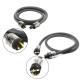 Hi-End 400 Signature Hifi Audios US EU Power Cord Pure Copper Cable P-029/P-029E Hi-End 400 Signature Hifi Audios US EU Power Cord Pure Copper Cable P-029/P-029E