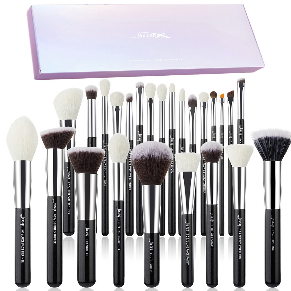 Jessup Makeup Brushes Set 25Pcs Face Powder Foundation Eyeshadow Professional Jessup Makeup Brushes Set 25Pcs Face Powder Foundation Eyeshadow Professional