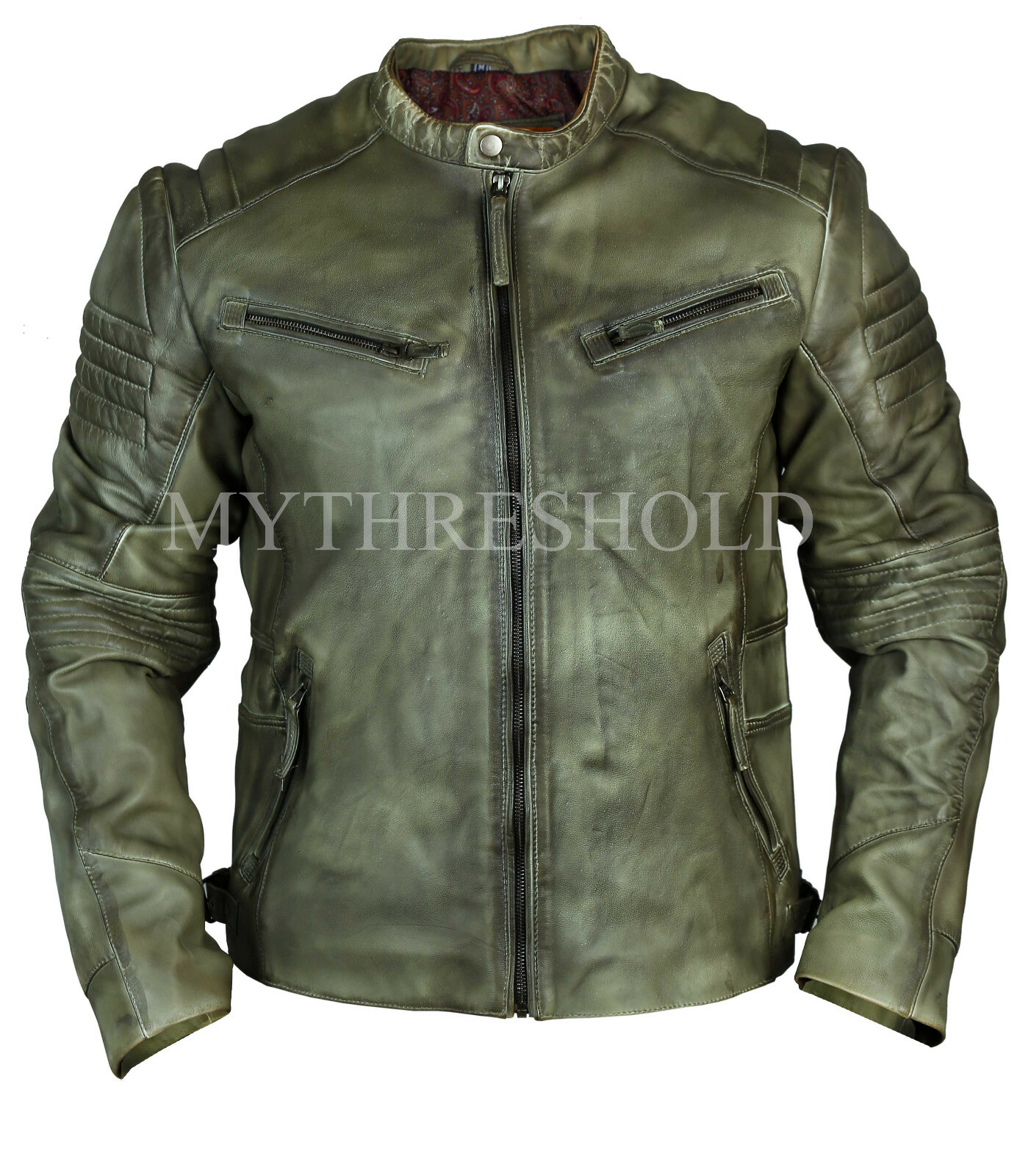 Mens Fashion Real Leather lambskin Biker Style Motorcycle Jacket Vintage Retro Mens Fashion Real Leather lambskin Biker Style Motorcycle Jacket Vintage Retro