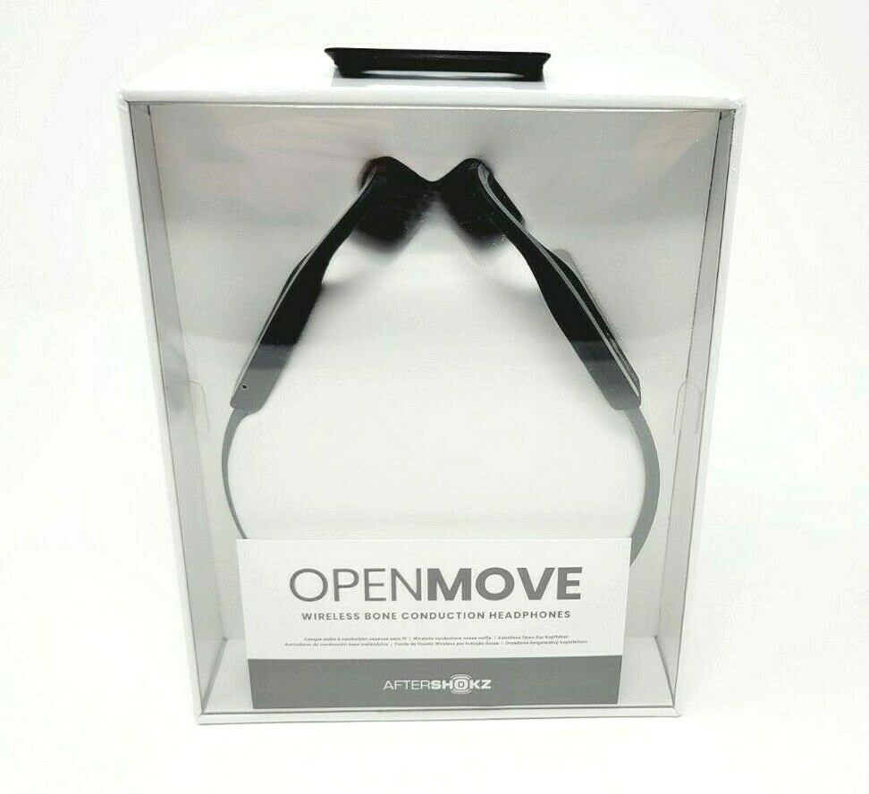 AfterShokz OpenMove Open-Ear Lifestyle Headphones – Gray – Brand New! AfterShokz OpenMove Open-Ear Lifestyle Headphones – Gray – Brand New!