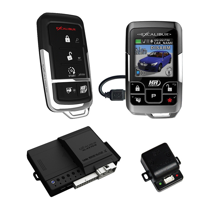 Omega Car Electronics AL20753DBL Excalibur 1 Mile Color 2 Way Security & Remote Omega Car Electronics AL20753DBL Excalibur 1 Mile Color 2 Way Security & Remote