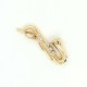 14ct YELLOW GOLD DIAMOND SAXOPHONE PENDANT VALUED @ 50 14ct YELLOW GOLD DIAMOND SAXOPHONE PENDANT VALUED @ 50