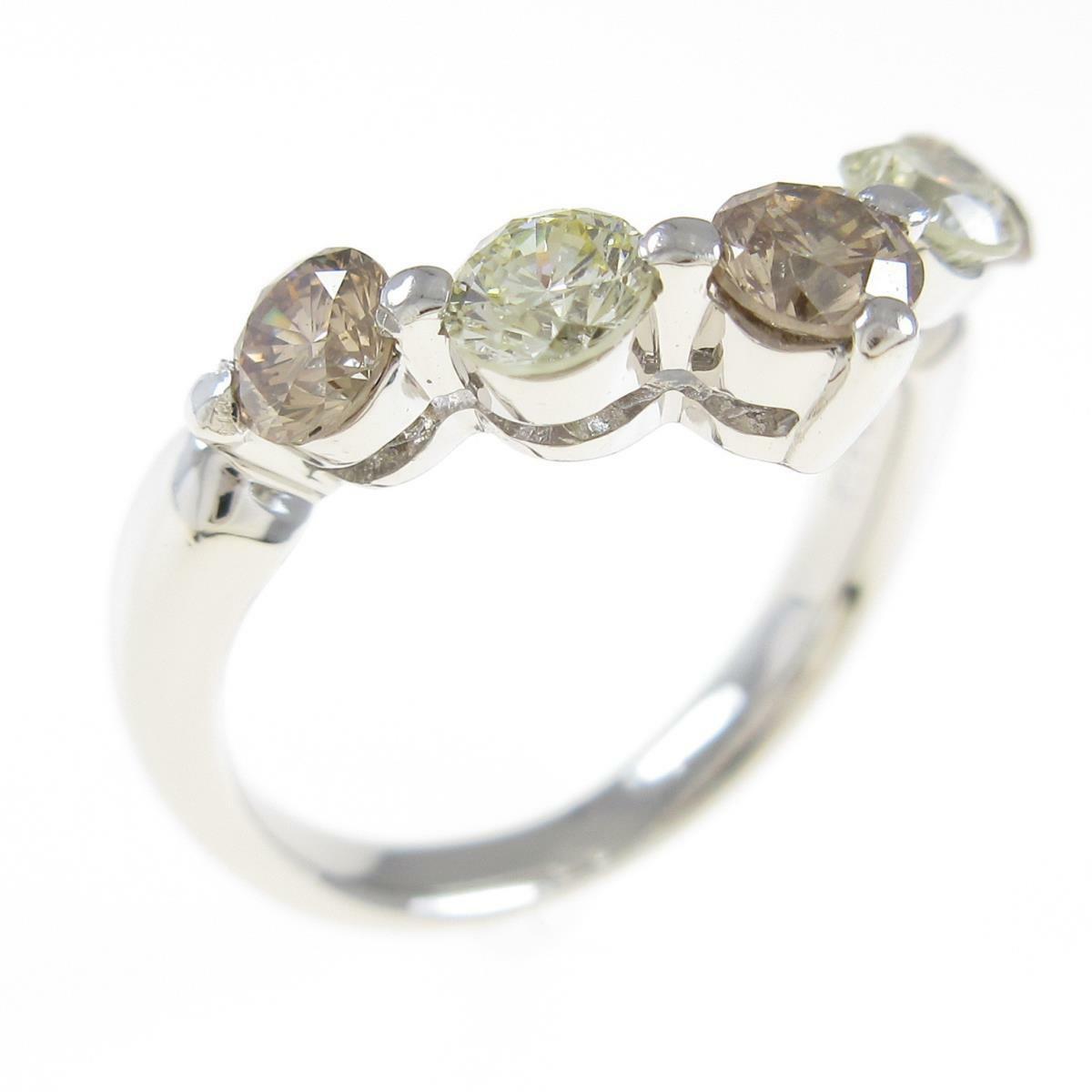 Authentic Platinum Diamond ring #260-003-663-5054