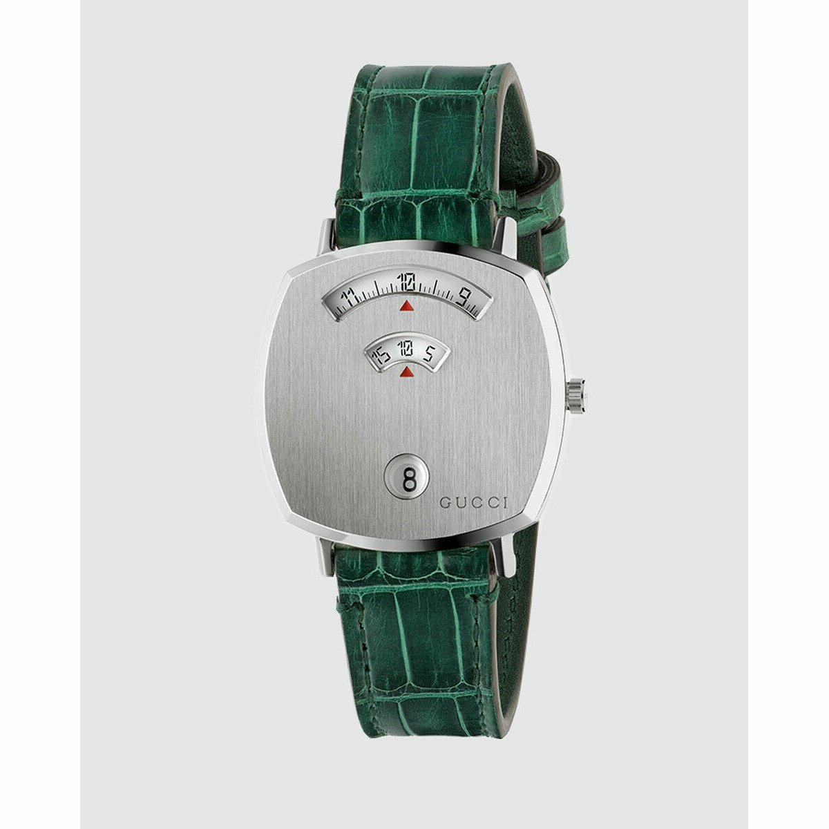 Gucci YA157404 Grip 35MM Unisex Green Leather Watch Gucci YA157404 Grip 35MM Unisex Green Leather Watch