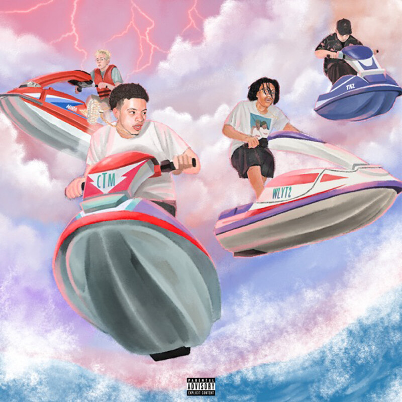Internet Money, Lil Tecca & Lil Mosey JETSKI Art Music Poster HD Canvas Print Internet Money, Lil Tecca & Lil Mosey JETSKI Art Music Poster HD Canvas Print